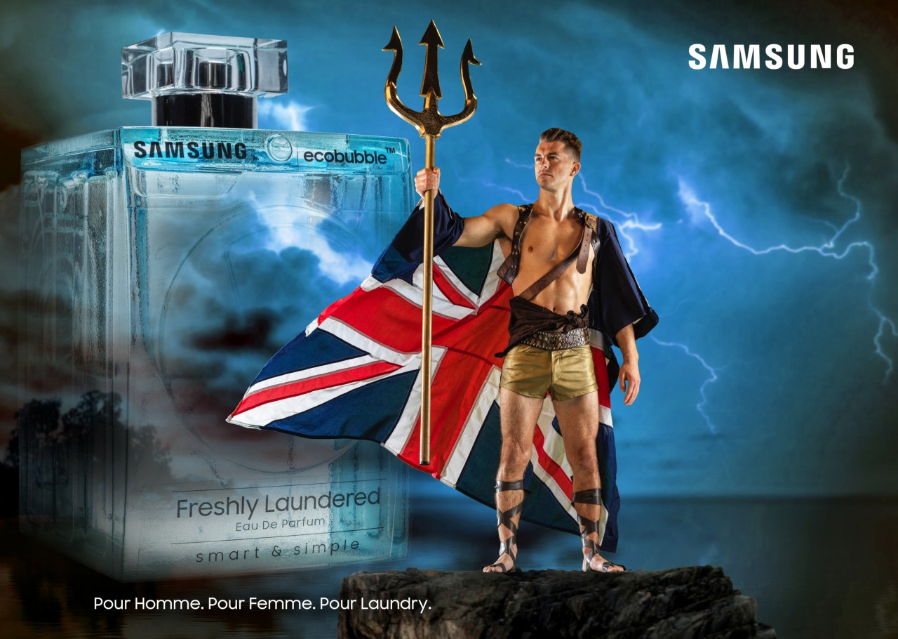 Samsung lanza anuncios de fragancias para lavadoras y parodias de perfumes