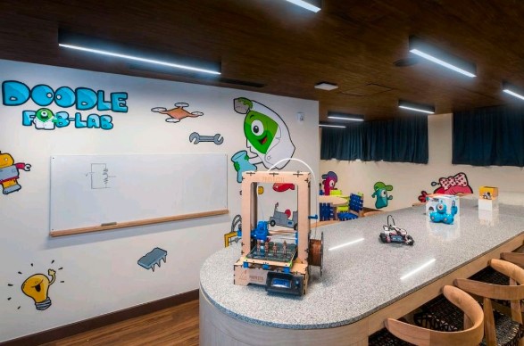 Aula de entretenimiento infantil