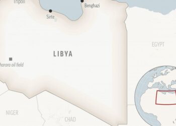 This is a locator map for Libya with its capital, Tripoli. (AP Photo)