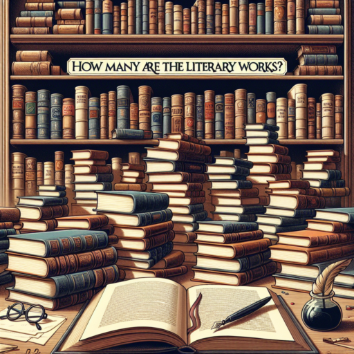 ¿Cuántas son las obras literarias?