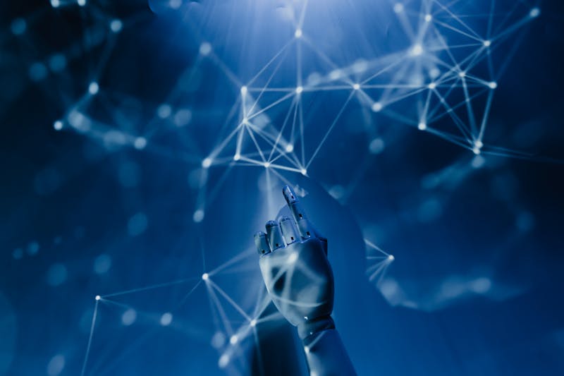 Concepto de inteligencia artificial y tecnología